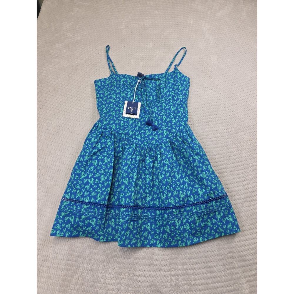 Roller Rabbit X Target Dress Womens Small Lobster Drop Waist Mini Dress